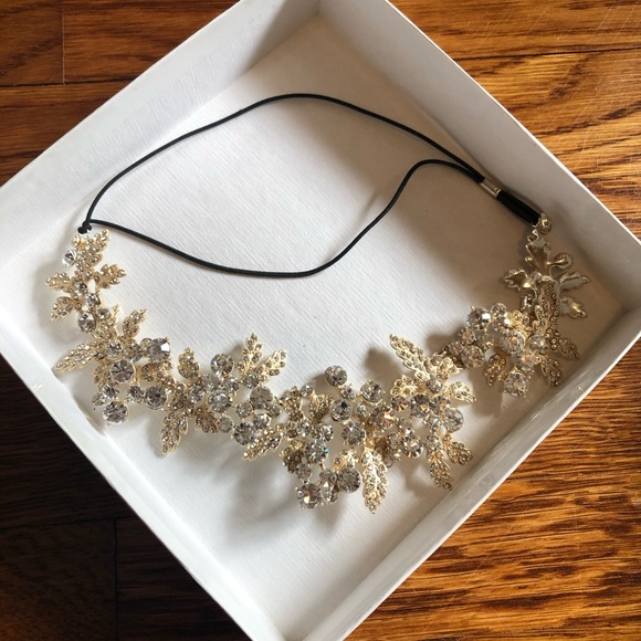 Ansonia crystal bridal headband
